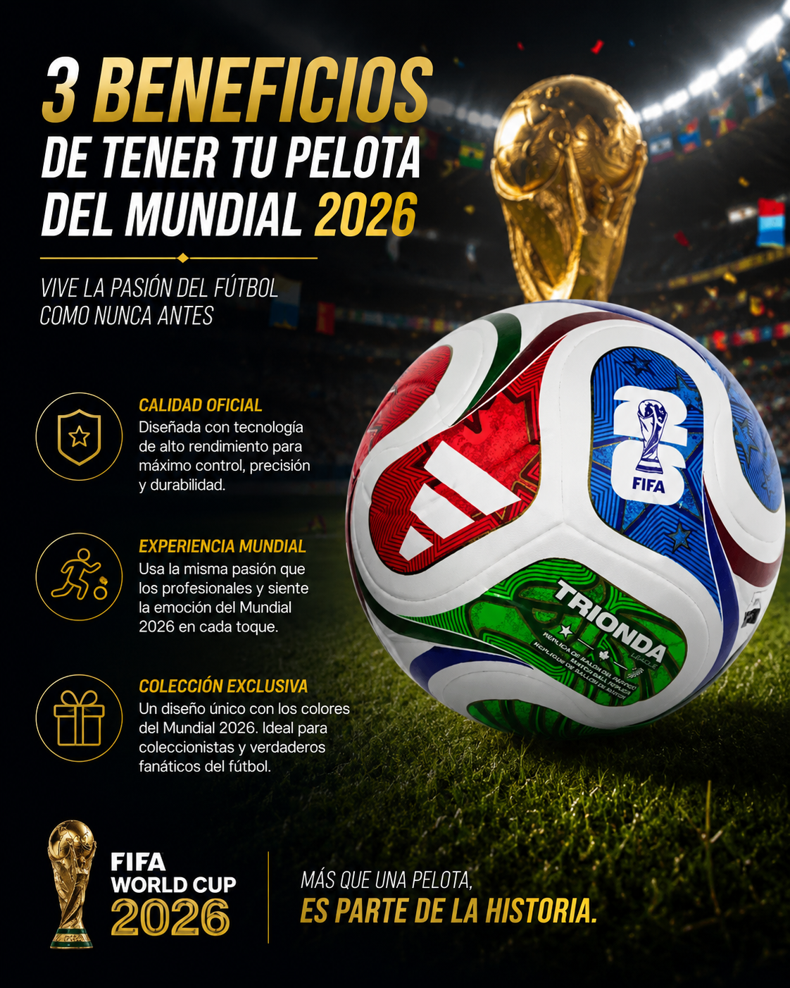 Pelota Del Mundial 2026