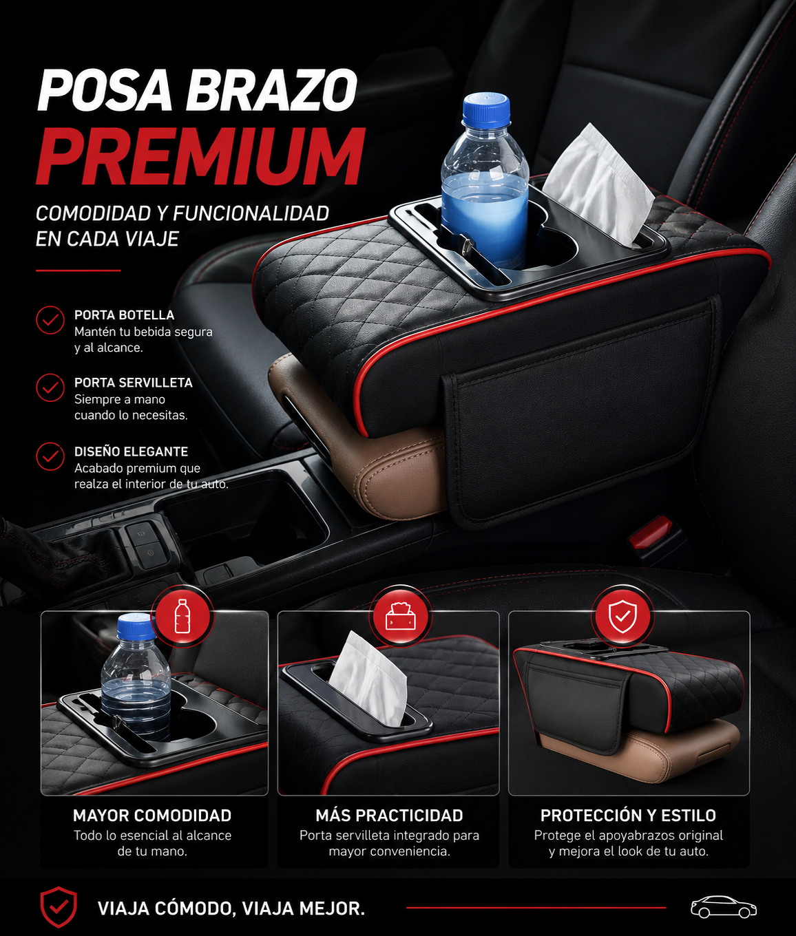 Posa Brazos Para Auto